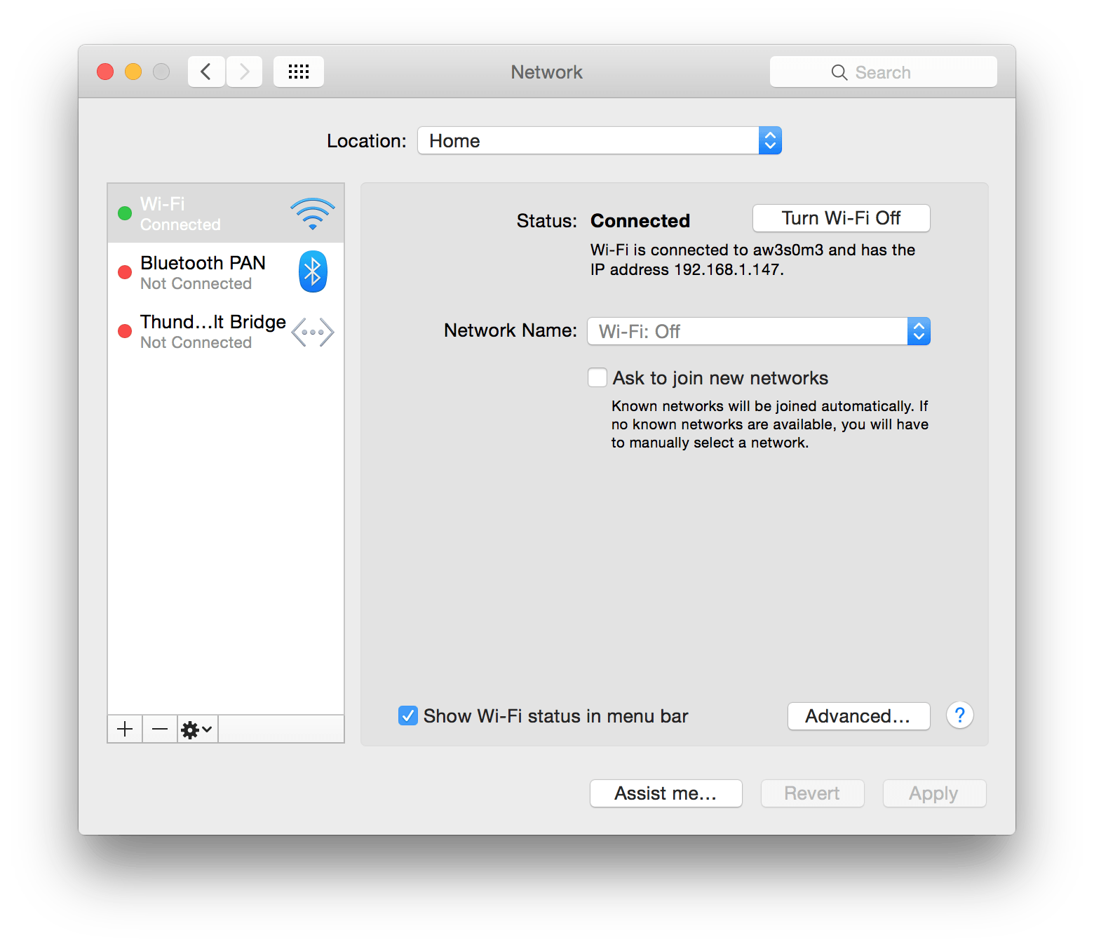 Network Settings